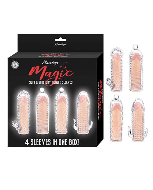 Nasstoys Penis Enhancement Sleeves Soft Stretchy Set Distinct Textures for Enhanced Intimate Stimulation