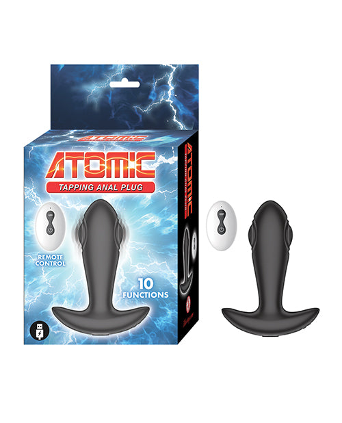 Nasstoys Anal Plug with Remote Control Unique Tapping Feature Waterproof Silicone for Prostate Stimulation