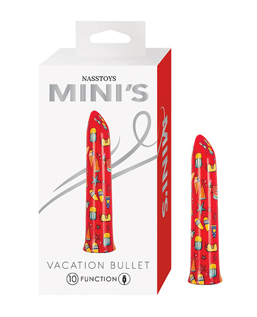 Nasstoys Mini's Vacation Bullet Vibrator in Red