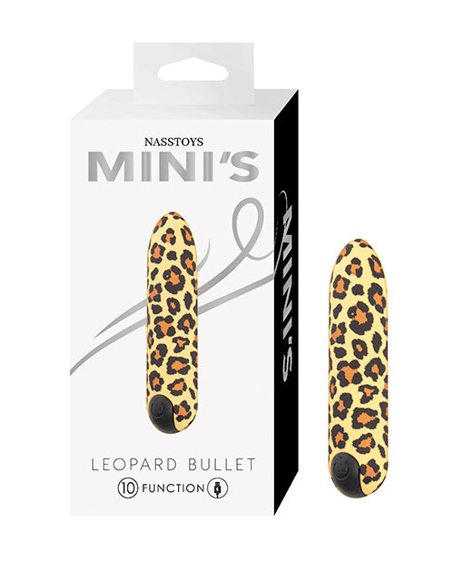 Leopard Print Mini Bullet Vibrator with Discreet Design