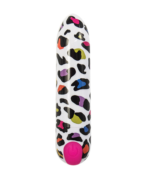 Nasstoys Mini's Spotted Bullet Vibrator in White with Compact Design