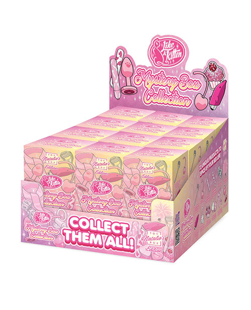 Like A Kitten Mystery Box 12-Piece Display with Assorted Adult Novelties and Gift Packaging for Surprise and Fun