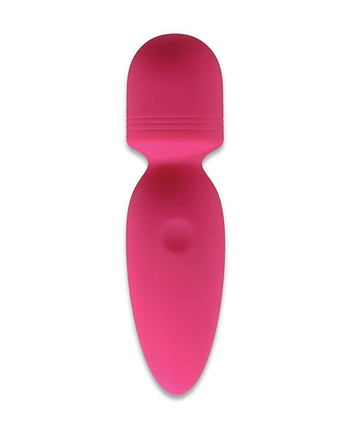 Wild Pop Vibe Mini Wand Pink Silicone 10 Vibration Modes Waterproof for Discreet Clitoral Stimulation