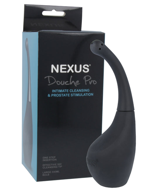 Nexus Anal Douche 330ml Bulb Curved Nozzle for Comfortable Deep Cleansing