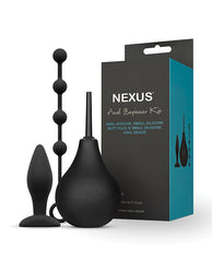Nexus Anal Products Beginner Kit with Silicone Butt Plug and Beads for Comfortable Anal Exploration
