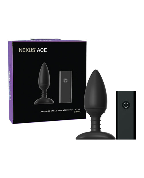 Nexus Anal Products Remote Control Butt Plug with Textured Ridges and Wireless Vibration for Beginner-Friendly Anal Pleasure