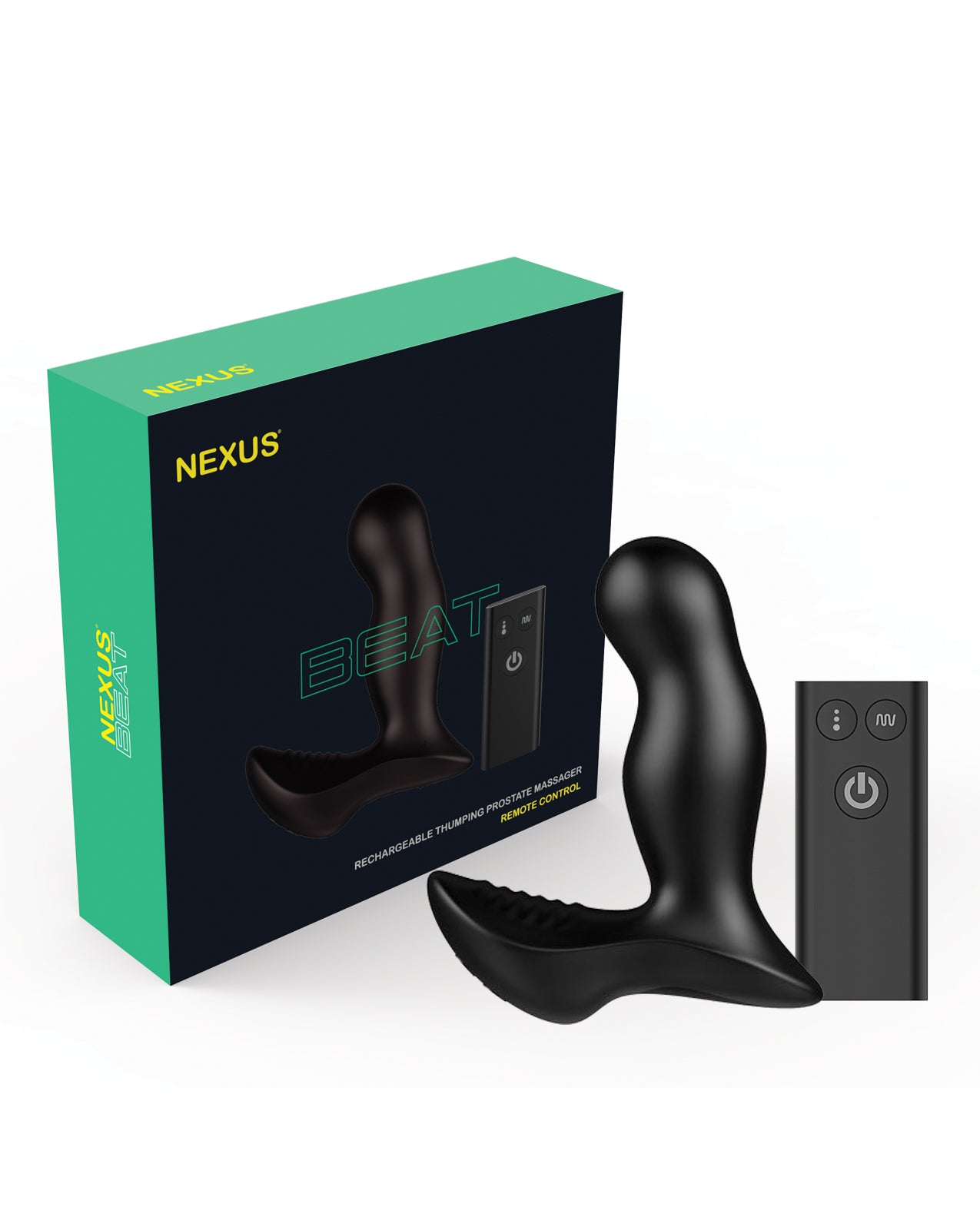 Nexus Prostate Massager Wireless Remote Control Bi-Rotational Shaft Waterproof Thumping Design for Targeted Prostate Stimulation