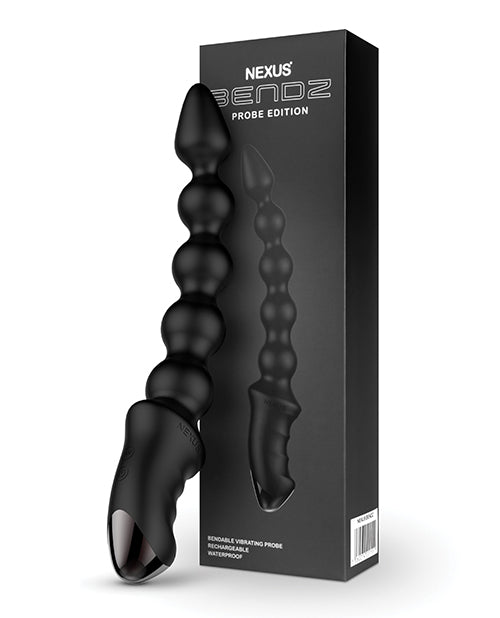Nexus Anal Probe Bendable Vibrating Rippled Silicone Design for Versatile Stimulation