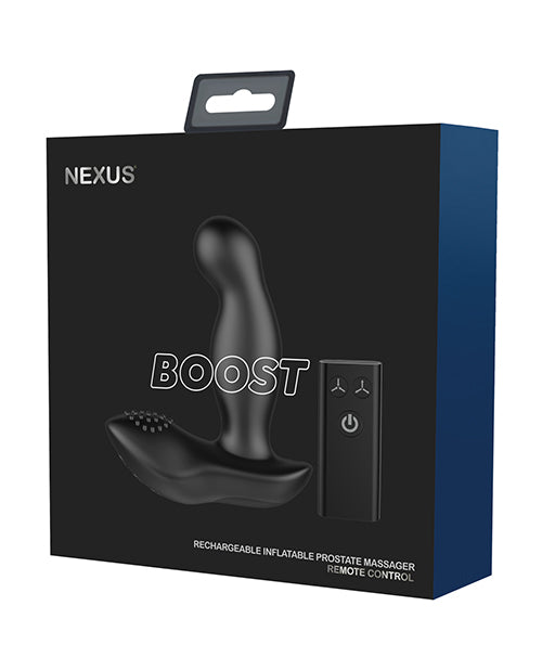 Nexus Prostate Massager Inflatable Tip Dual Motors Remote Control for Customizable Anal Stimulation