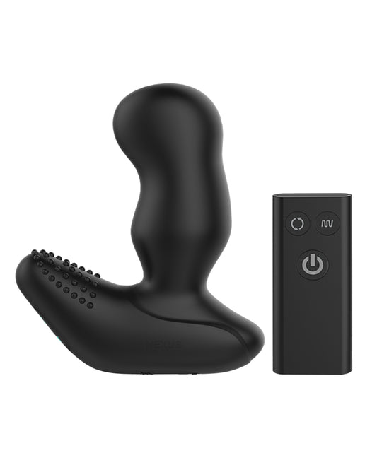 Nexus Revo Extreme Rotating Prostate Massager with Extra-Wide Shaft – Black