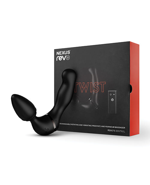 Nexus anal massager with dual ends rotating shaft and vibrating butt plug for customizable intimate stimulation