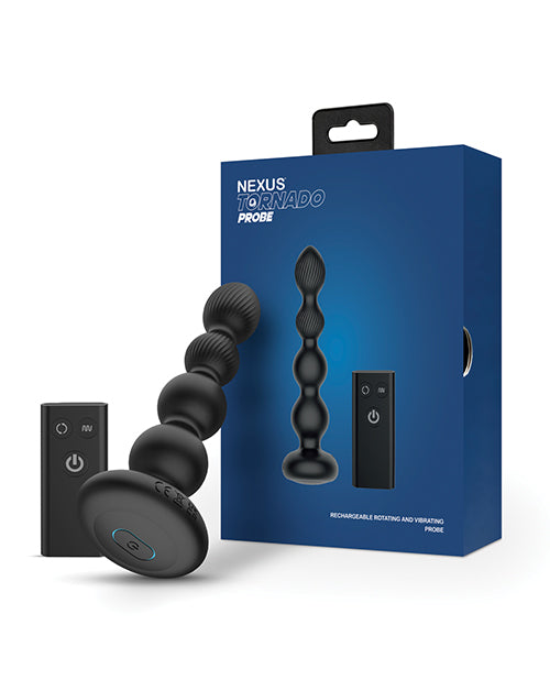 Nexus Anal Plug Rotating Vibrating Beaded Design Waterproof for Intense Anal Stimulation and Remote Play