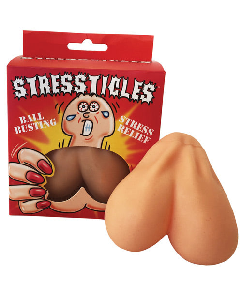 Hott Products Novelty Stress Balls Testicle Shaped Soft Squeezable Design for Humorous Stress Relief