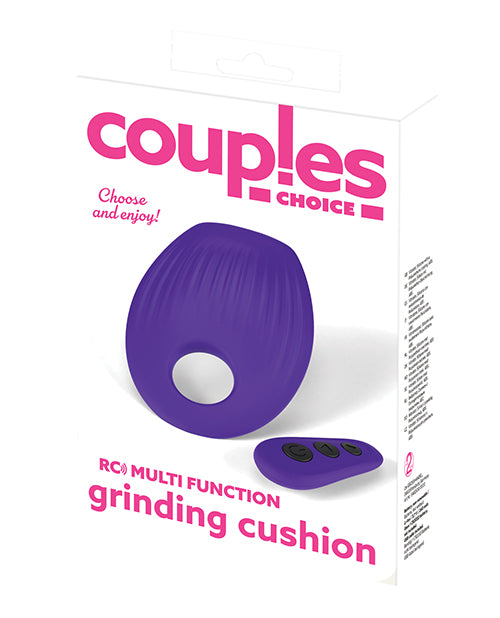 Couples Choice Grinding Cushion w/Cock Ring - Purple