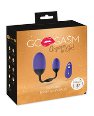 GoGasm Stimulator Vibrating Kegel Anal Balls Remote-Controlled for Dual Stimulation and Pelvic Training