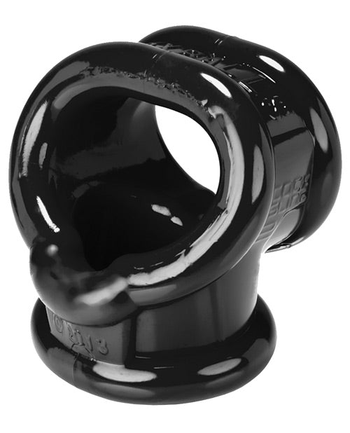 Oxballs Black Cocksling FLEXtpr Dual-Function Design for Enhanced Support and Bulge