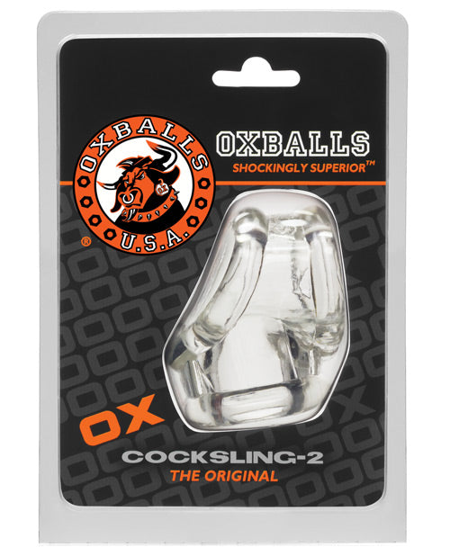 COCKSLING-2 Clear Cock and Ball Sling with Ergonomic FLEXtpr Design