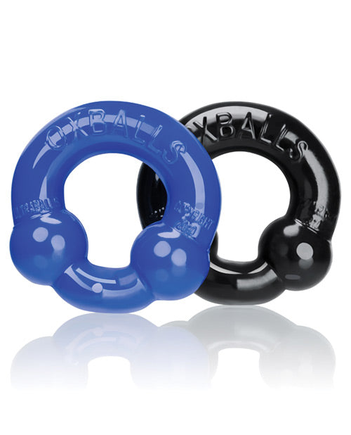 Oxballs Cock Rings FLEX-TPR Dual Nodules Stretchy Design for Enhanced Erection Support