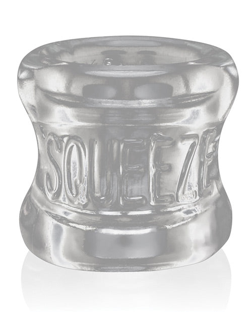 Oxballs Ball Stretcher Clear FLEXtpr Hourglass Shape with Padded Rings for Comfortable Sack Stretching