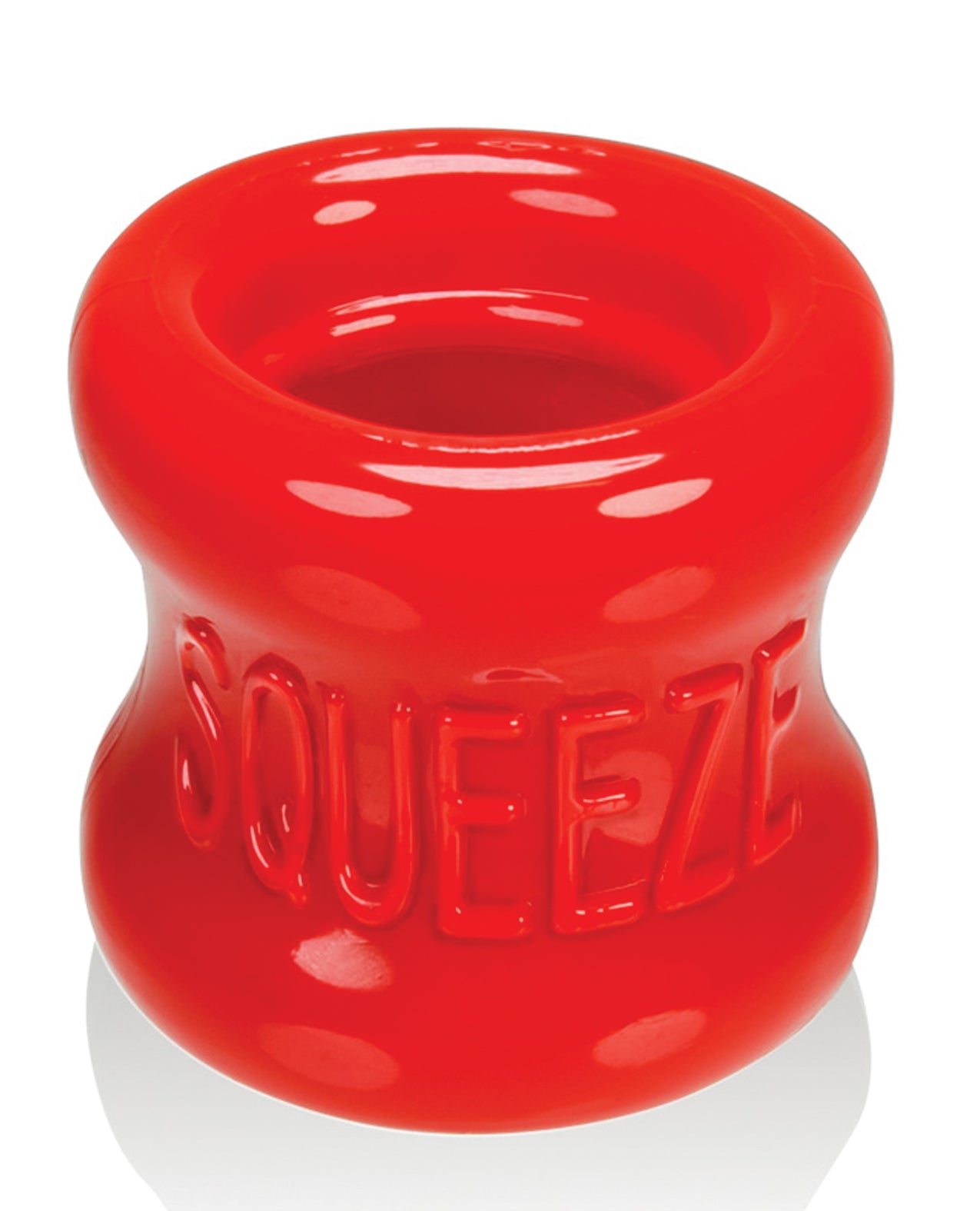 Oxballs Ball Stretcher Ergonomic FLEXtpr Hourglass Design in Red for Comfortable Stretch and Support