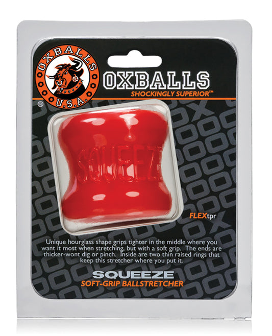 Oxballs Squeeze Ball Stretcher - Red FLEXtpr Ergonomic Design