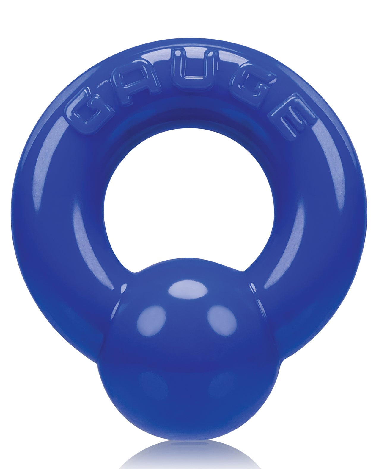 Oxballs Cockring Thick Pressure Ball Police Blue design for Male Enhancement and Erection Support