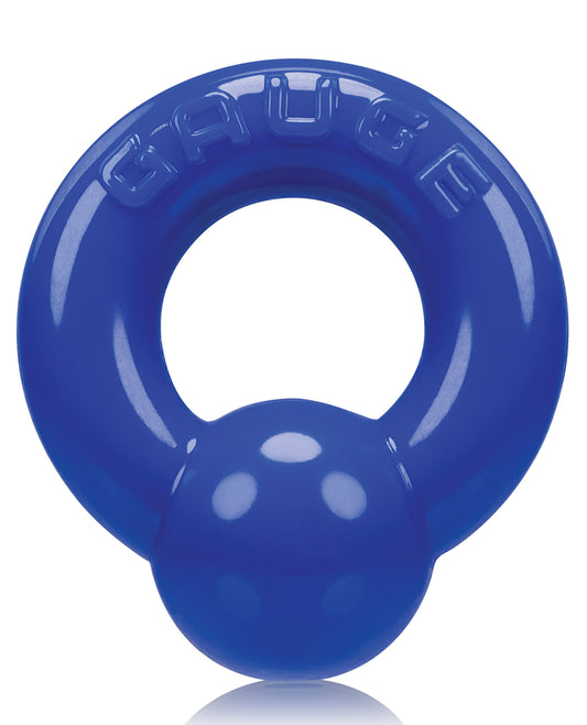 Oxballs Cockring Thick Pressure Ball Police Blue design for Male Enhancement and Erection Support