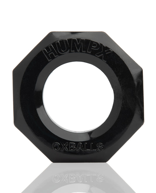 Oxballs Black Cockring FLEXtpr Stretchy Large Design for Supportive Bulge Enhancement