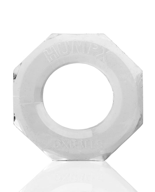 Oxballs Cockring Clear FLEXtpr Stretchy Flat Interior for Bulge Enhancement and Support