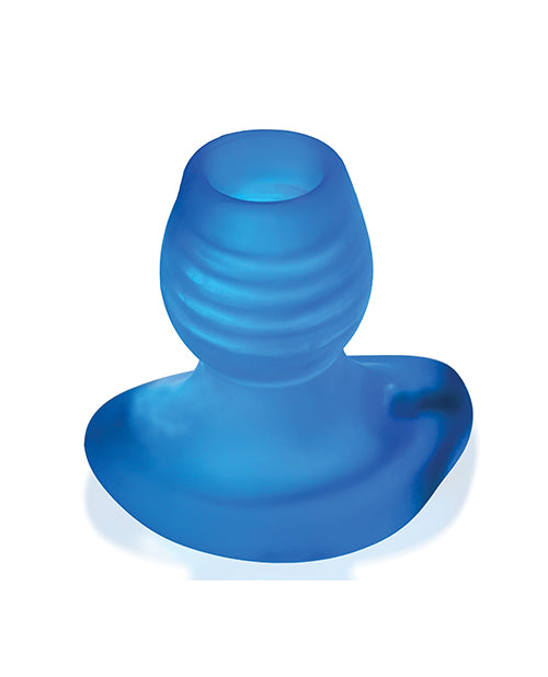 Oxballs Hollow Butt Plug LED-Lit Blue Morph Glowhole for Versatile Anal Play and Visual Excitement