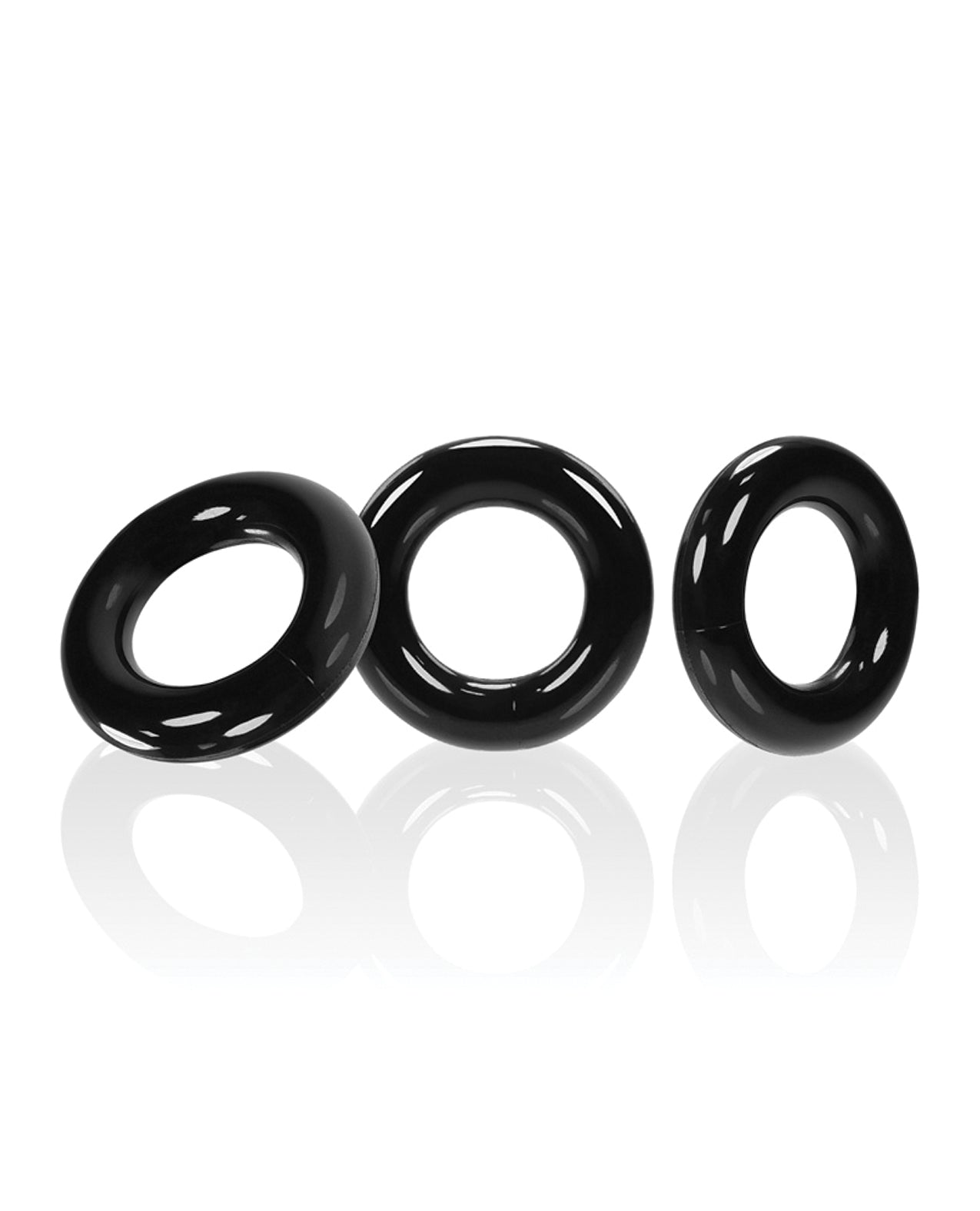 Oxballs Cockring Set Super Stretch Flextpr Black Pack for Enhanced Comfort and Stamina