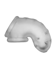 Oxballs Bondage Chastity Cage Clear Ice Vented Design Built-In Sling for Secure Lightweight Play
