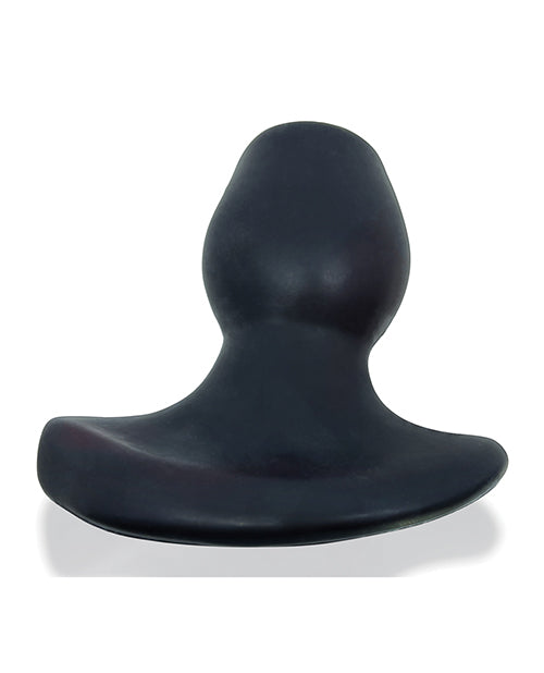 Oxballs Gaper Plug Large Black Ergonomic Shape with Wide Funnel Base for Stretch and Comfort