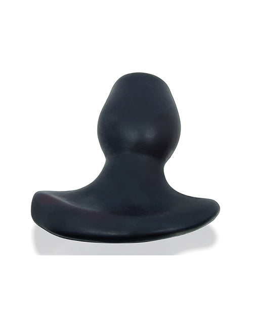 Oxballs Gaper Plug Ergonomic Black Ice Funnel Base for Comfortable Stretching