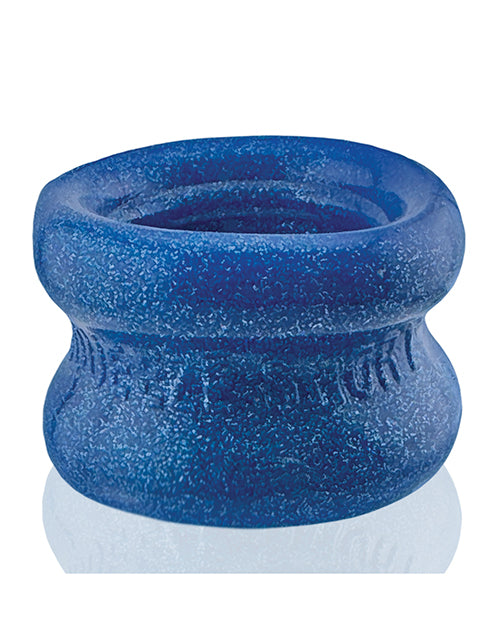 Oxballs Squeeze Short Ball Stretcher in Blue Fire Silicone