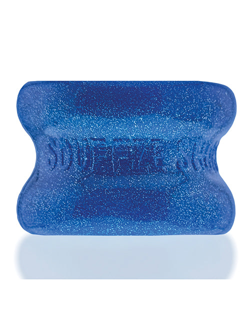 Oxballs Squeeze Short Ball Stretcher in Blue Fire Silicone