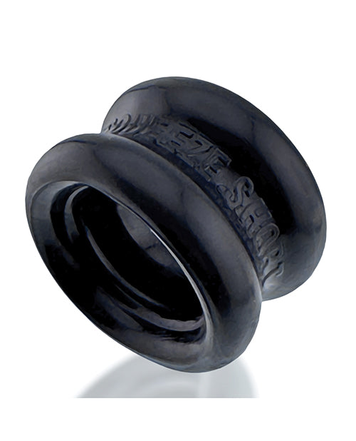 Oxballs Squeeze Short Ball Stretcher - Black Silicone Comfort Fit