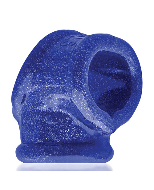 Oxballs Cocksling Fit - Blue Fire Silicone Cock Ring and Ball Sling