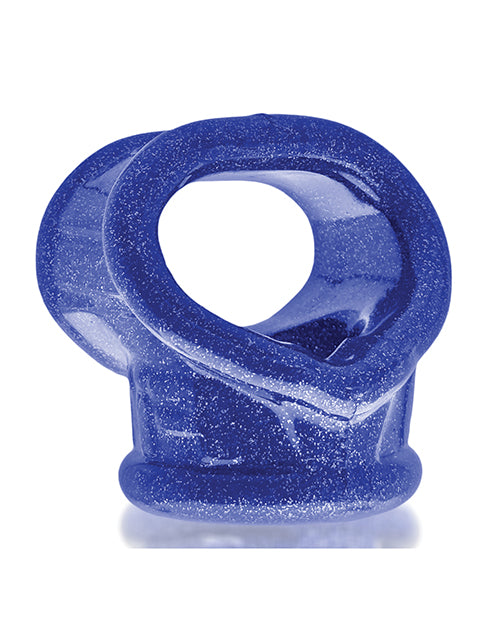 Oxballs Cocksling Fit - Blue Fire Silicone Cock Ring and Ball Sling