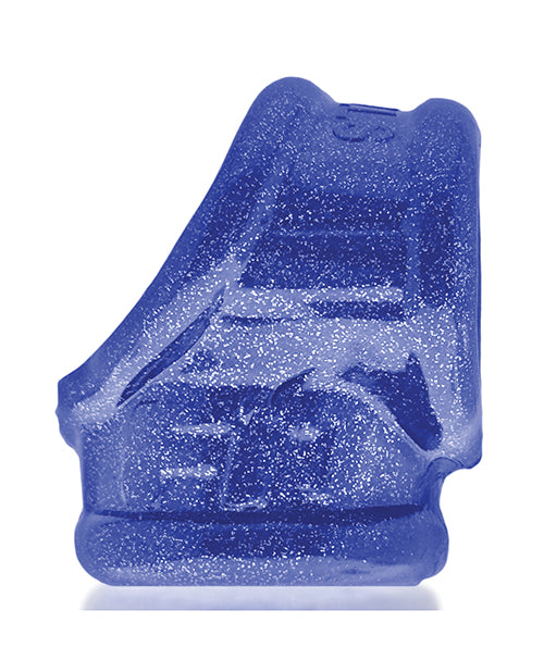 Oxballs Cocksling Fit - Blue Fire Silicone Cock Ring and Ball Sling