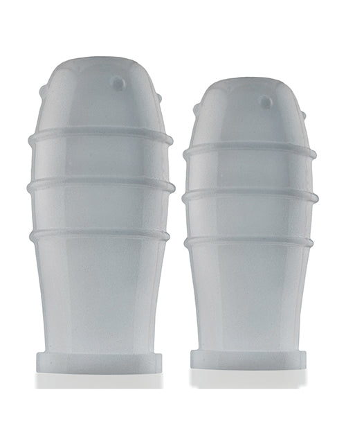 Oxballs Lankyz Clear Silicone Nip Suckers for Sensation Play