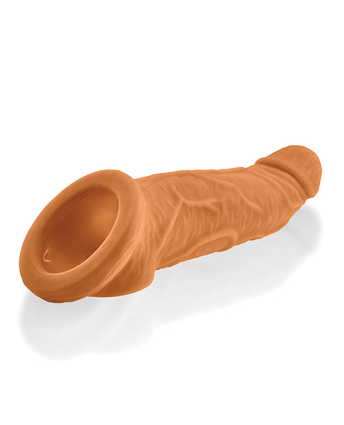 Oxballs Coach Cock Sheath in Skinz Peachy – Realistic Penis Extender