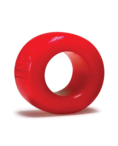 Oxballs Silicone Ball Stretcher Red Compact Stretchable Design for Comfortable Scrotum Support