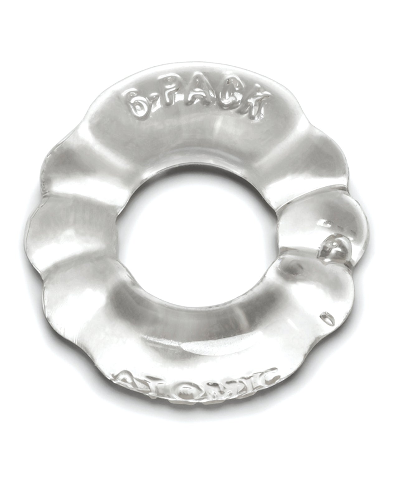 Oxballs Cockring Clear Super-Stretchy FlexTPR Non-Pinching Support for Performance and Comfort