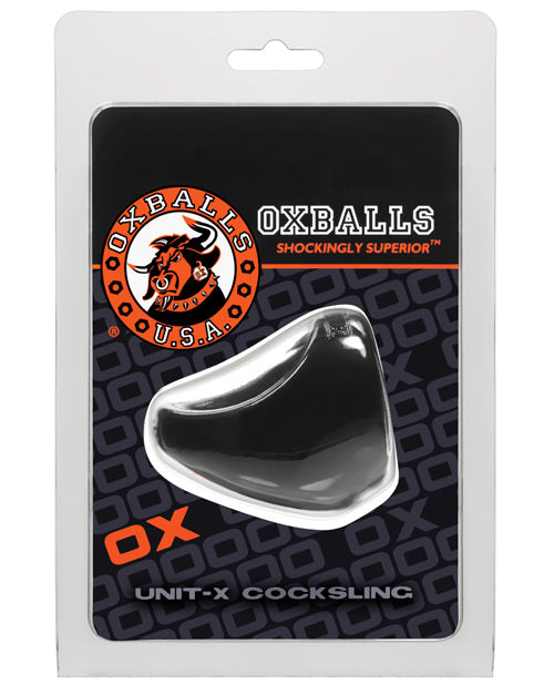 Oxballs Unit X Sleek Black Cock Sling with Ergonomic Fit