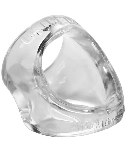 Oxballs Cock Sling Clear ergonomic design stretchy flexTPR comfort support for intimate experiences