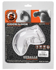 Oxballs Clear Cock Lock – Soft FlexTPR Cock Cage with Bulge Enhancer