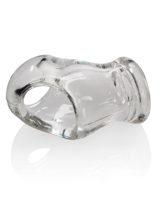 Oxballs Cocksling Clear flexTPR Ergonomic Ball Stretcher and Sling for Bulge Enhancement