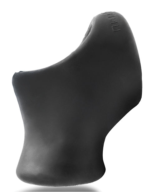 Oxballs Silicone Ball Stretch Cock Sling with Velvet Black Finish and Ergonomic Fit for Enhanced Support