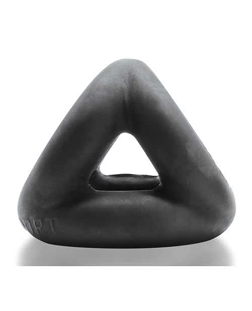 Oxballs Cock & Ball Sling soft SILSOFT silicone triple ring velvet-black design for comfortable performance support